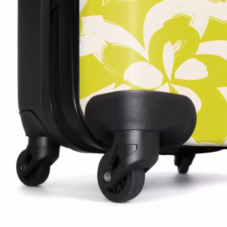 Suitcase - Vintage floral pattern - Lime green — 6