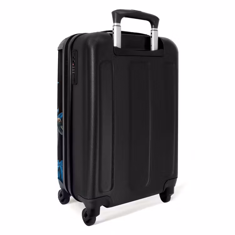 Suitcase - Vintage flowers - Peonies blue — 3