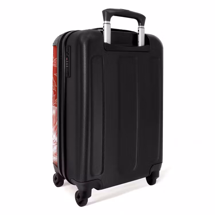 Suitcase - Vintage flowers - Red — 3