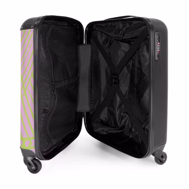 Suitcase - Line art - Green/Purple — 4