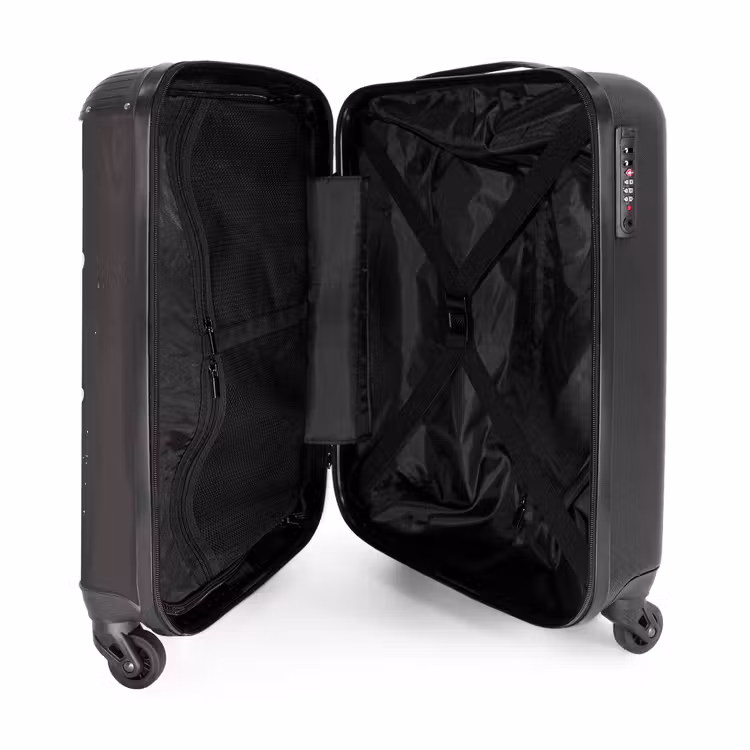 Suitcase - Little princess on black background — 4