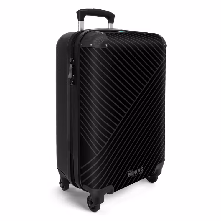 Suitcase - Modern line art black — 2