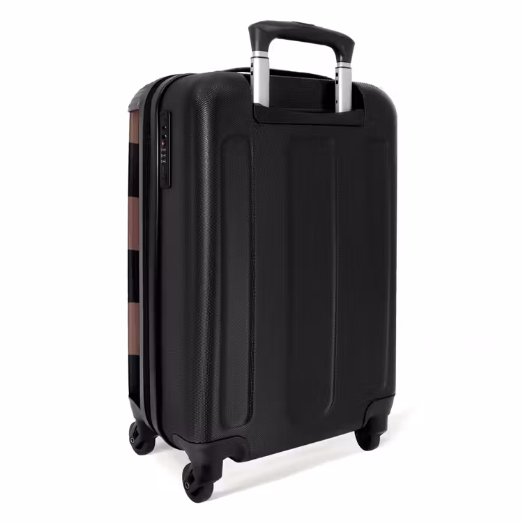 Suitcase - Squares - Black/Brown — 3