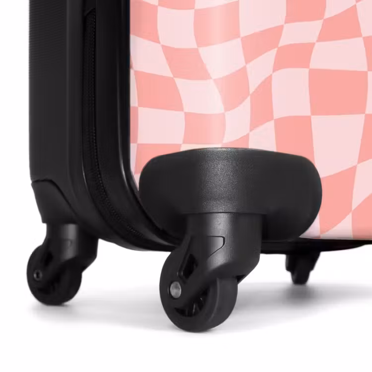 Suitcase - Squares - Pink waves — 6