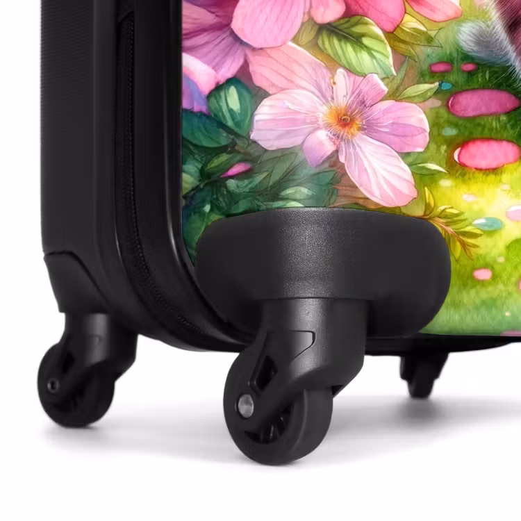 Suitcase - Pink rainbow kitten — 6