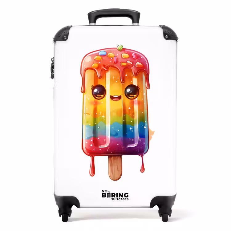 Suitcase - Ruby rainbow ice cream — 1
