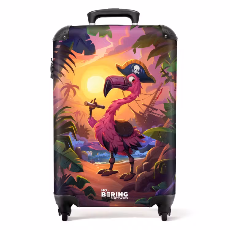 Suitcase - Fernando flamingo — 1