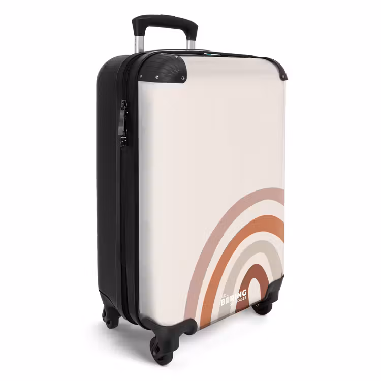 Suitcase - Raw rainbow natural — 2