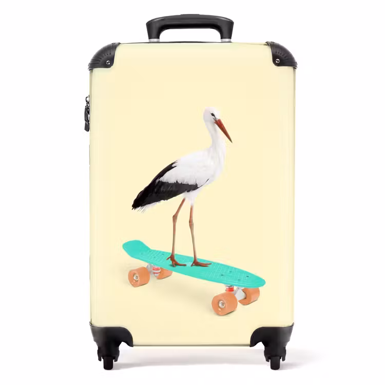 Suitcase - Riding heron — 1