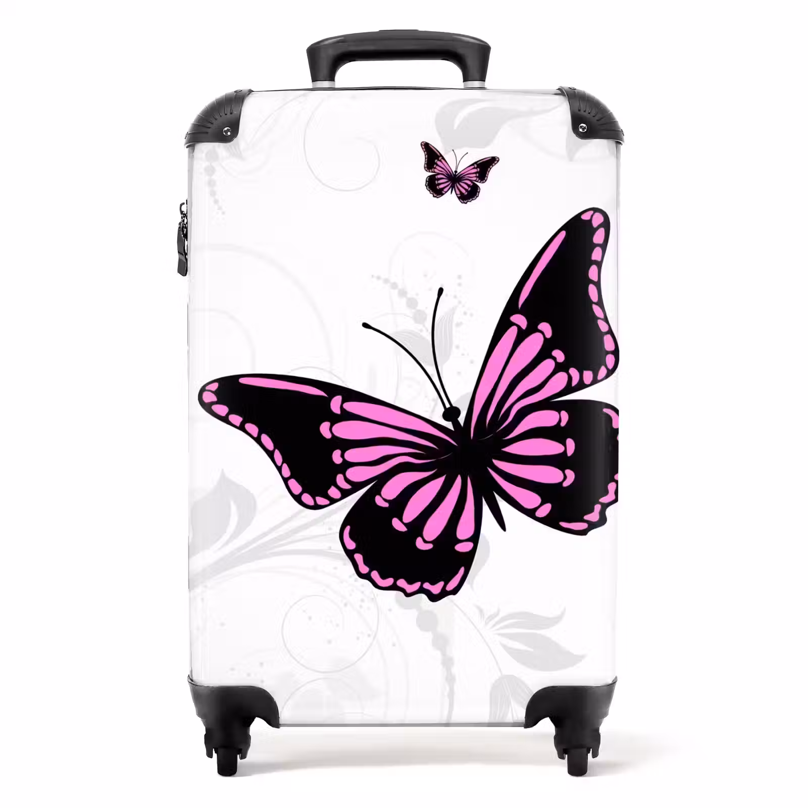 Suitcase - Magenta monarch — 1