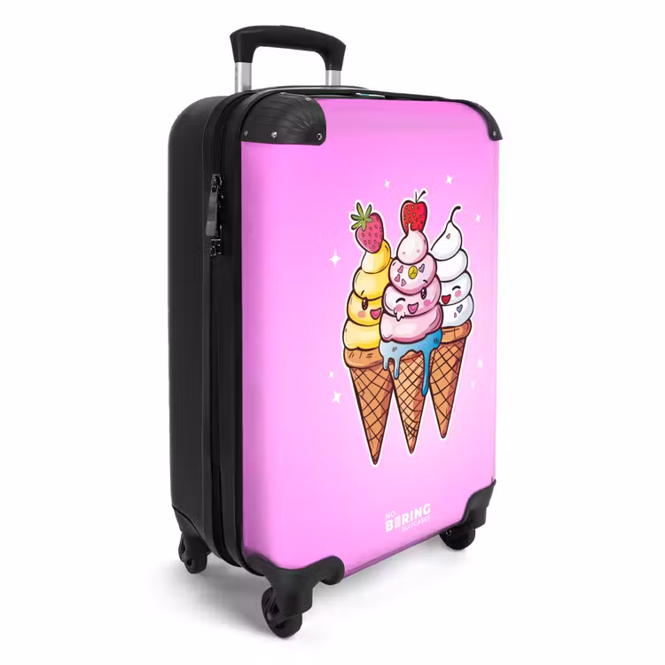 Suitcase - Melting swirls — 2