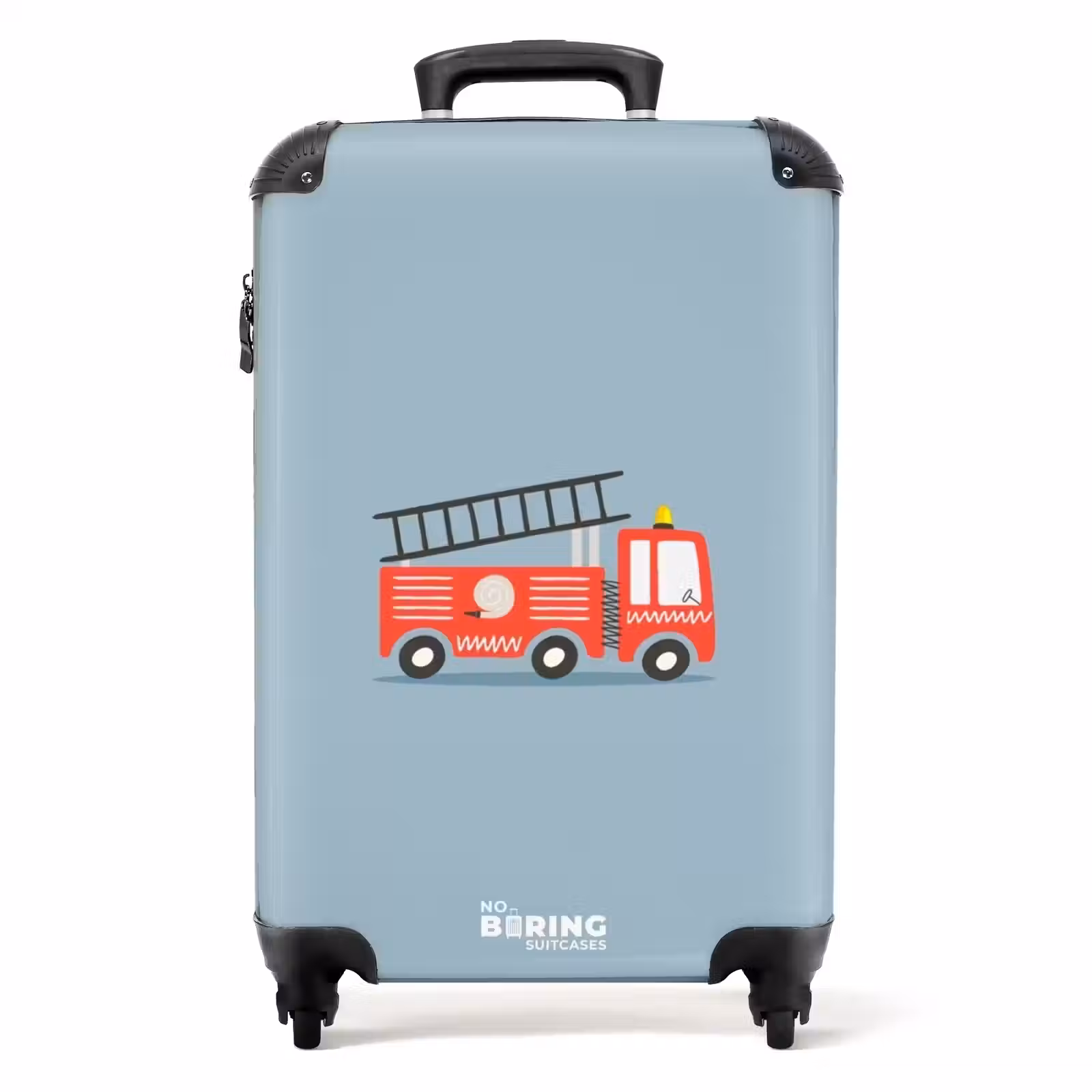 Suitcase - Fire engine blue background — 1