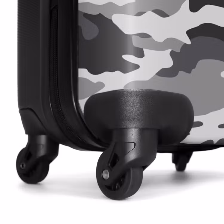 Suitcase with name - Camo Gray — 7