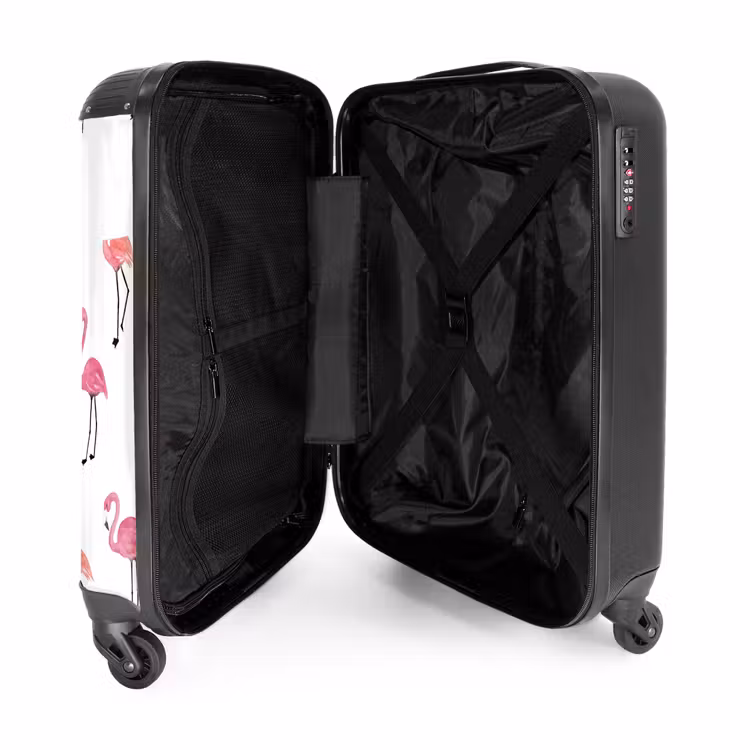 Suitcase with name - Flamingo party — 5