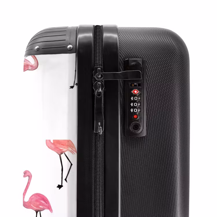 Suitcase with name - Flamingo party — 6