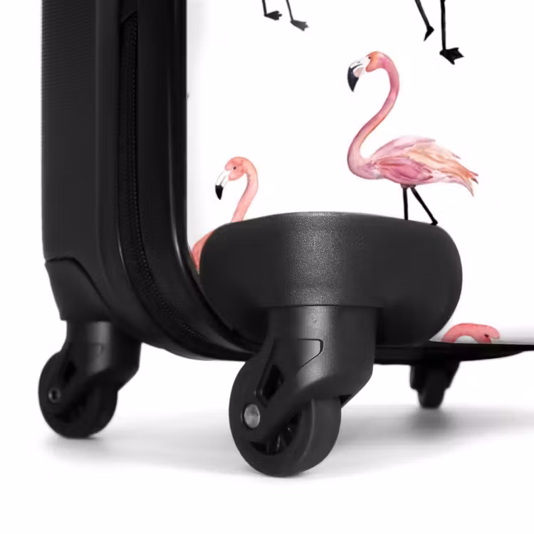 Suitcase with name - Flamingo party — 7