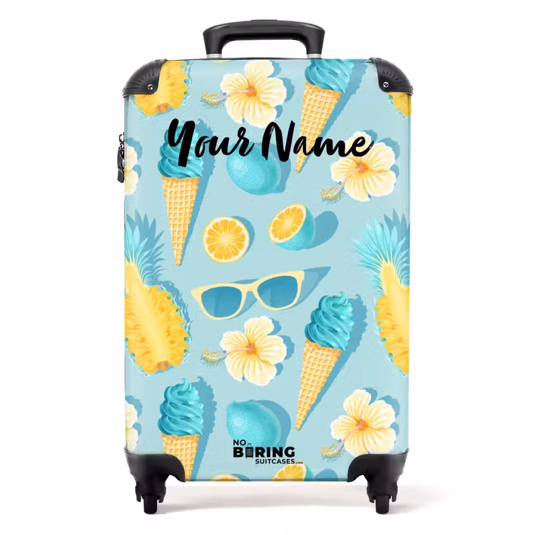 Suitcase with name - Ibiza icecream — 1