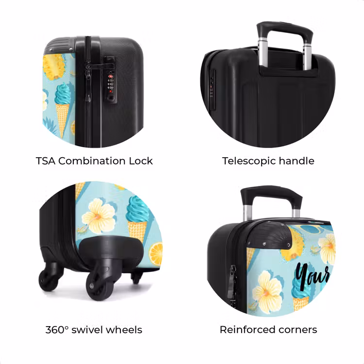 Suitcase with name - Ibiza icecream — 8