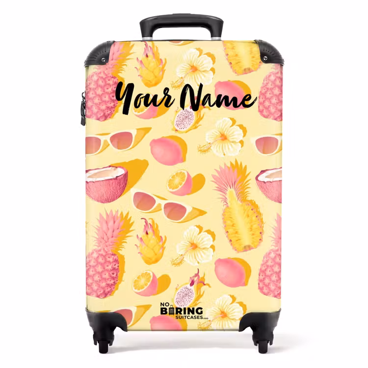 Suitcase with name - Pina colada — 1