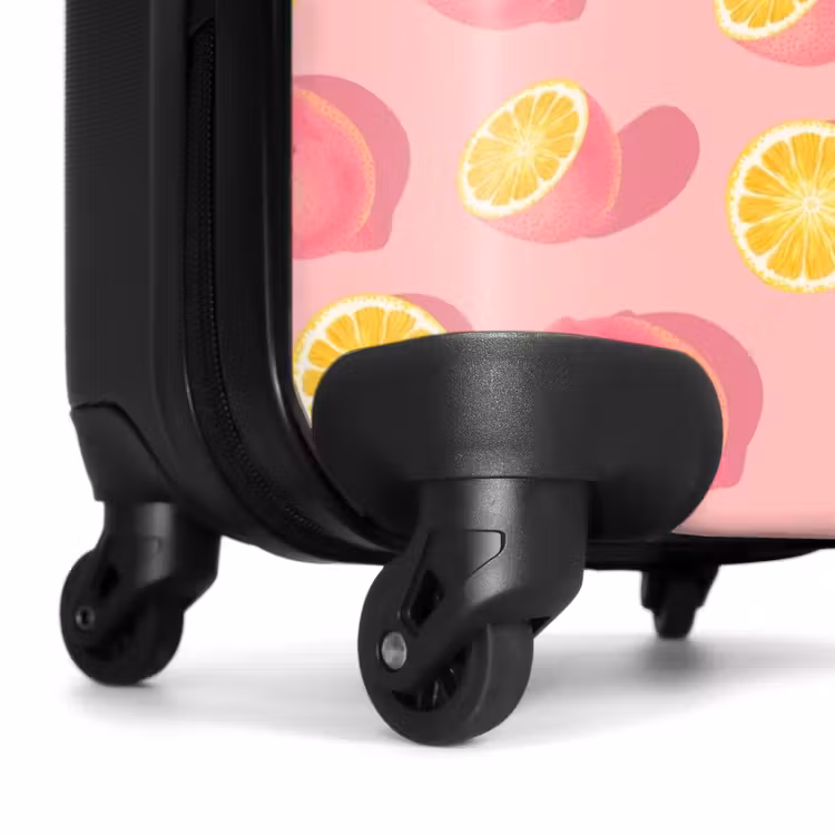Suitcase with name - Pink limoncello — 7