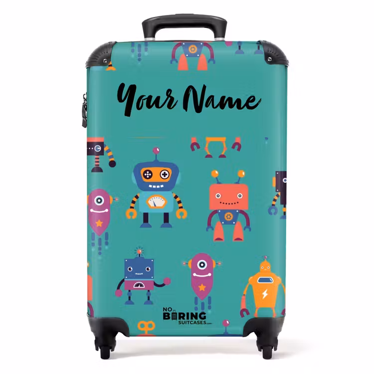 Suitcase with name - Robo rave — 1