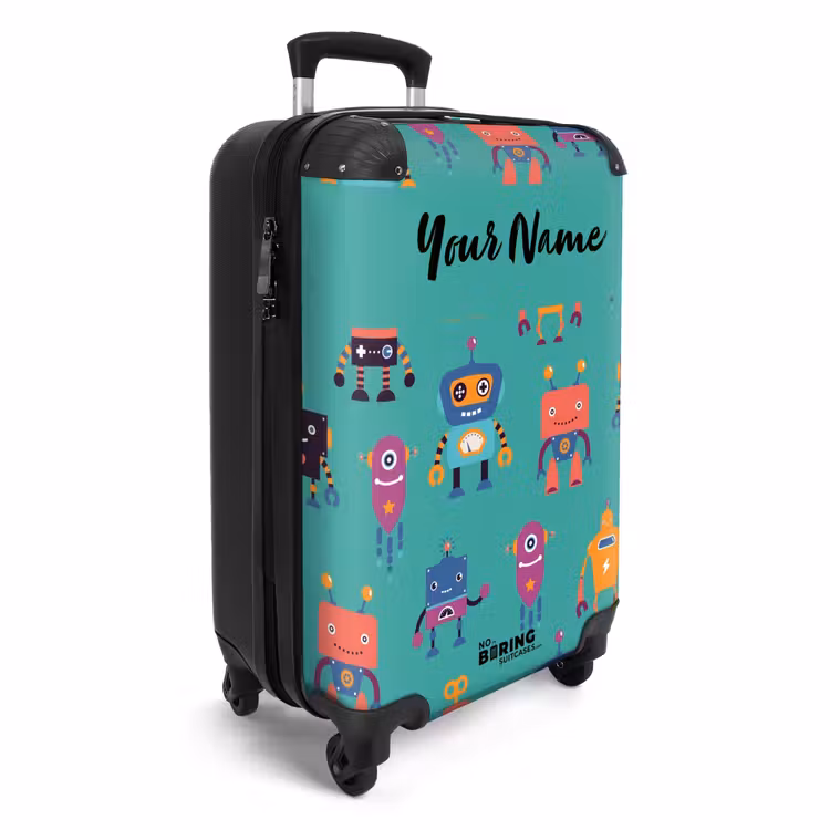 Suitcase with name - Robo rave — 2
