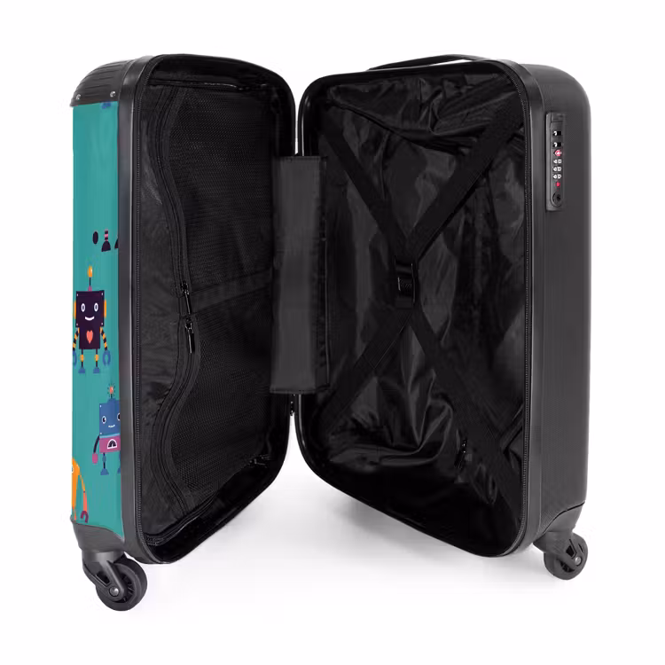 Suitcase with name - Robo rave — 5
