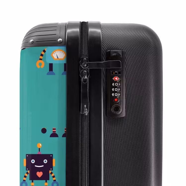 Suitcase with name - Robo rave — 6