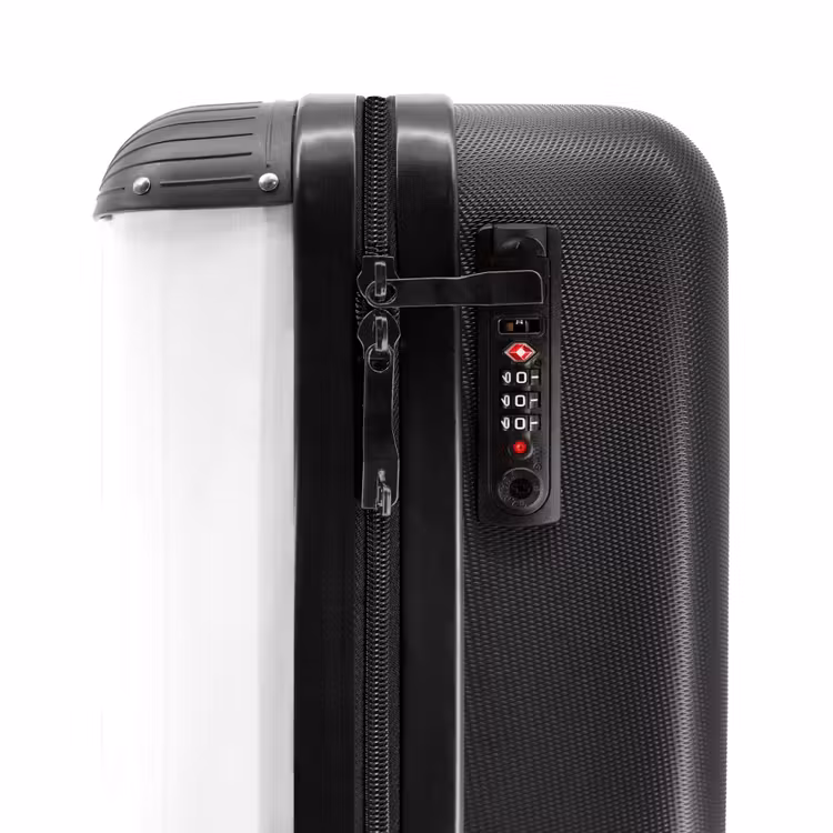 Suitcase - White with black letters — 3