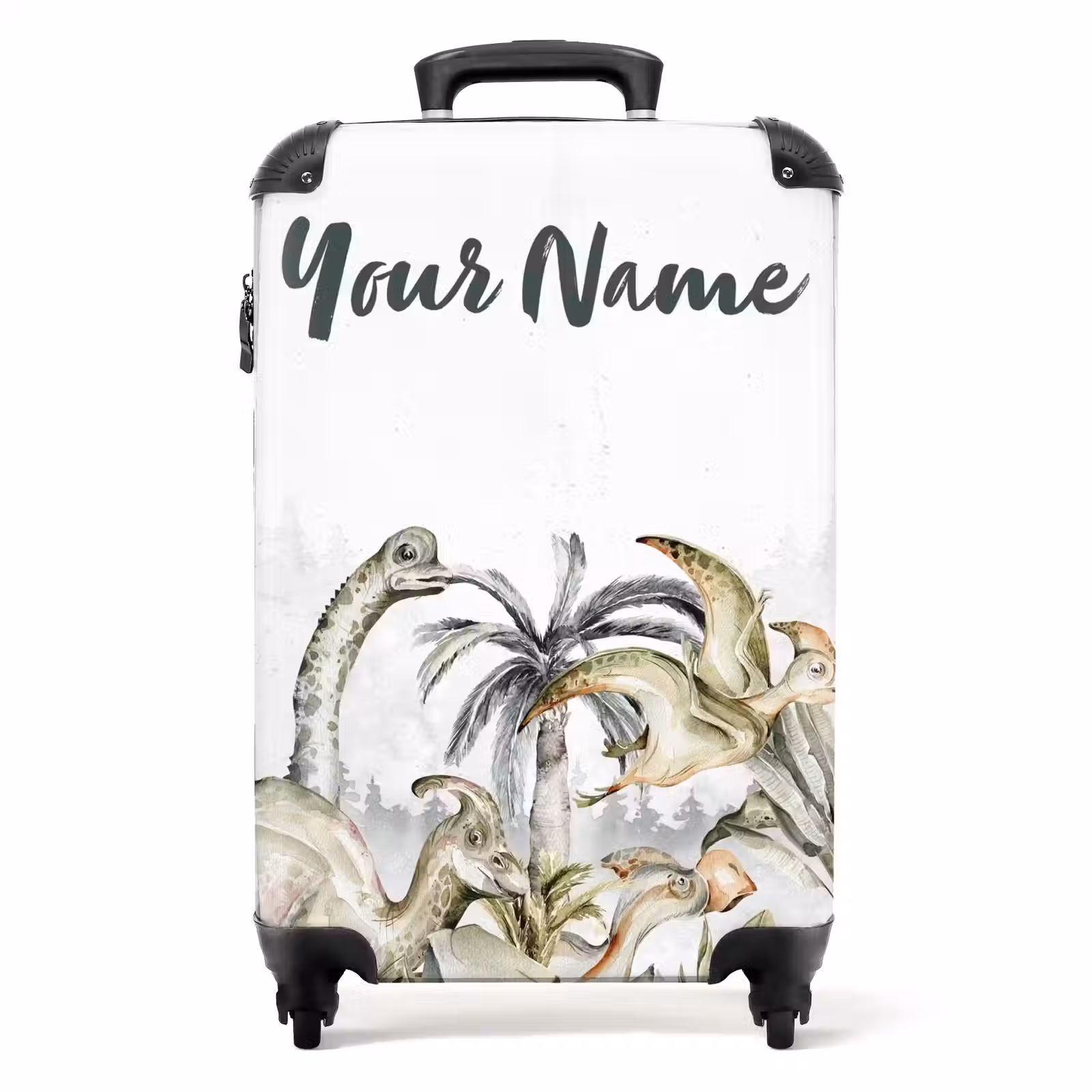 Suitcase with name - Dino Jungle — 1