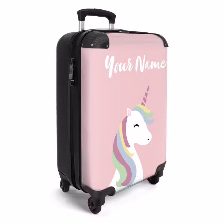 Suitcase with name - Cartoonicorn — 2