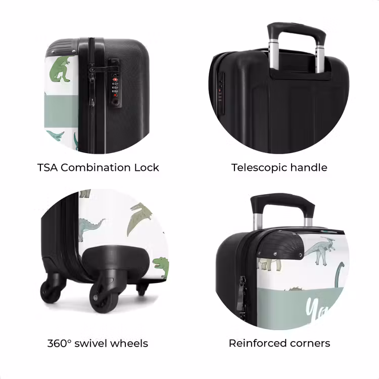 Suitcase with name - Dino Dynasty — 8