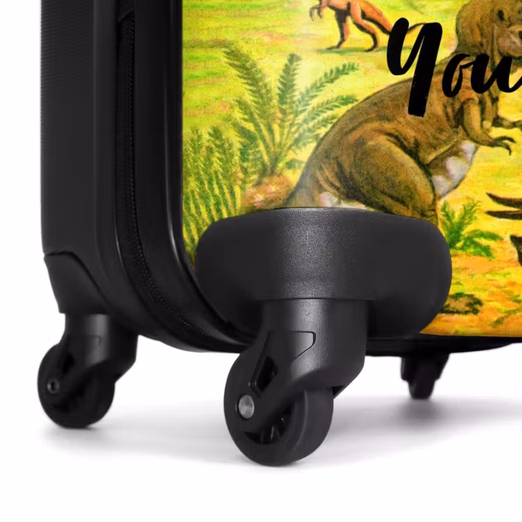 Suitcase with name - Dinosaur in Dinosaurland — 7