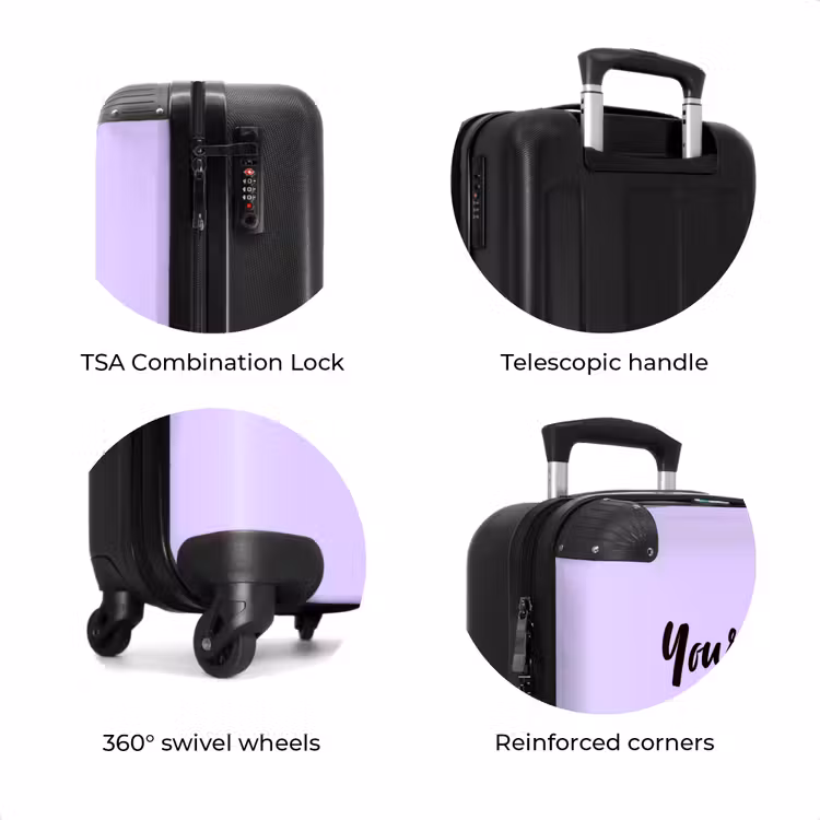 Suitcase with name - Disco Dirk — 8