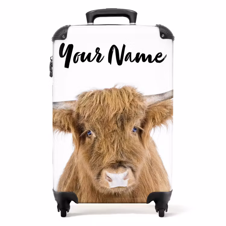 Suitcase with name - Halbe Highlander — 1