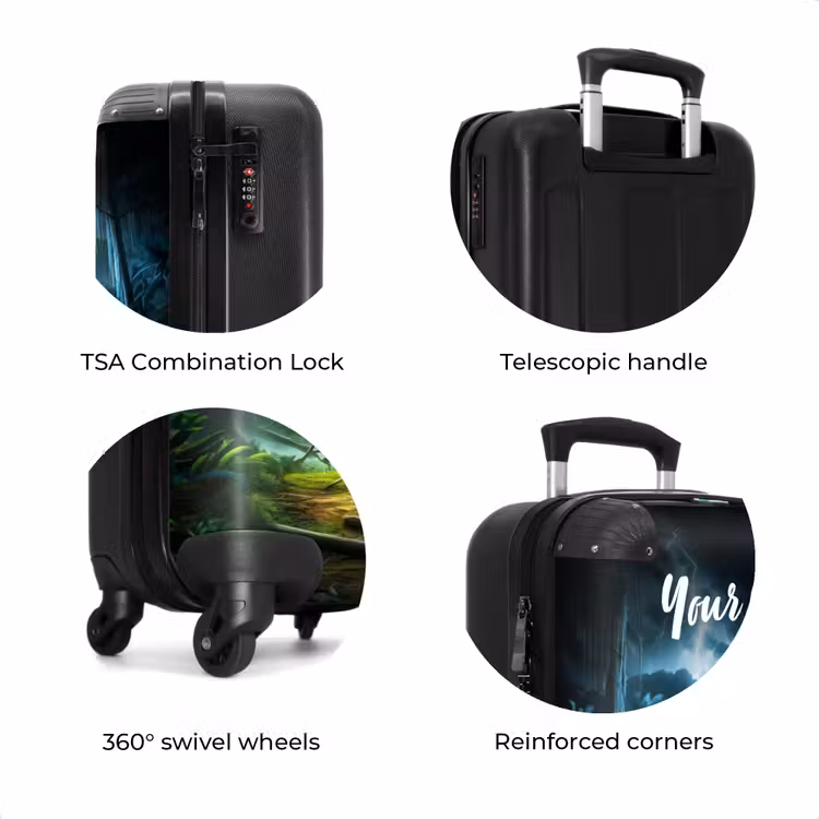 Suitcase with name - Junglosaurus — 8
