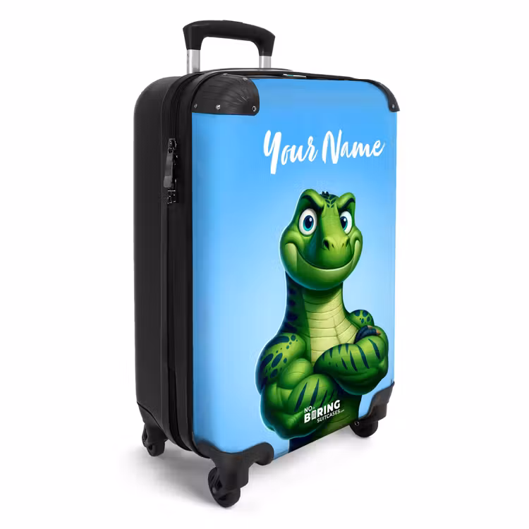 Suitcase with name - Musclesaurus — 2