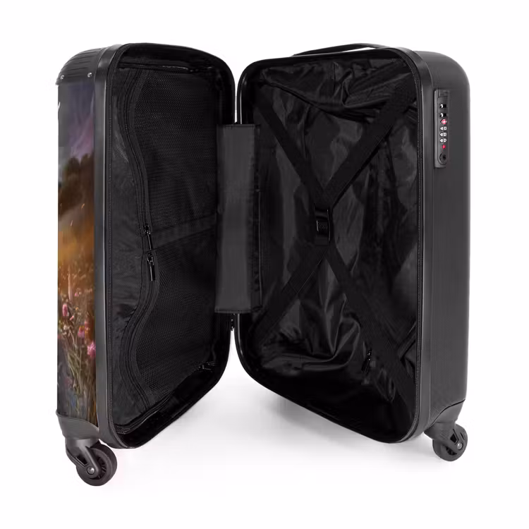 Suitcase with name - Pastel pearl horn — 5