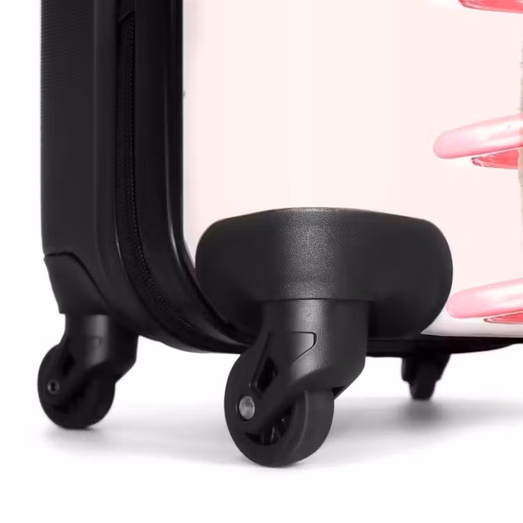 Suitcase with name - Sierk Ostrich Pink — 7