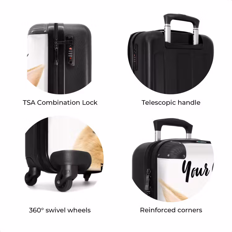 Suitcase with name - Sniffles with Satisfied Head — 8