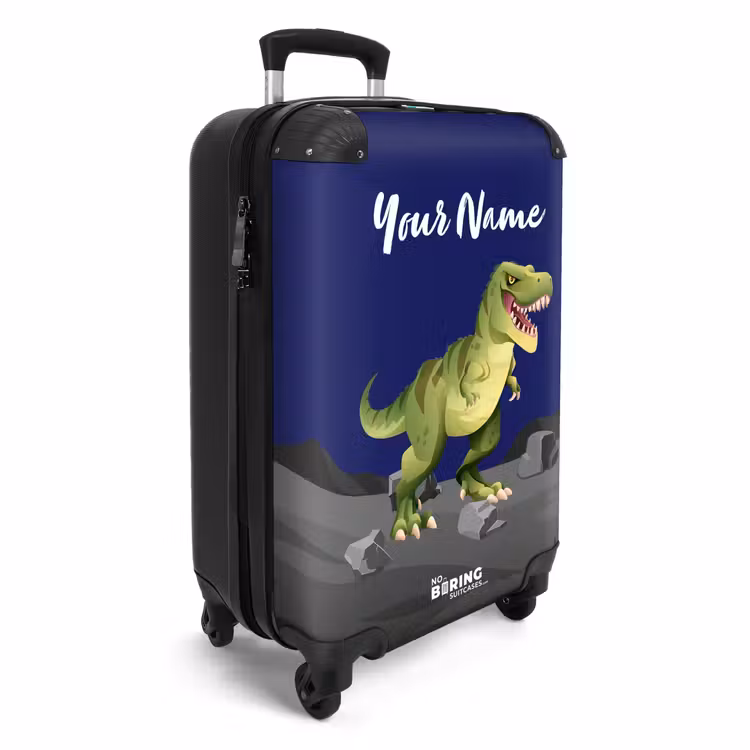 Suitcase with name - Tjibbe T-Rex — 2