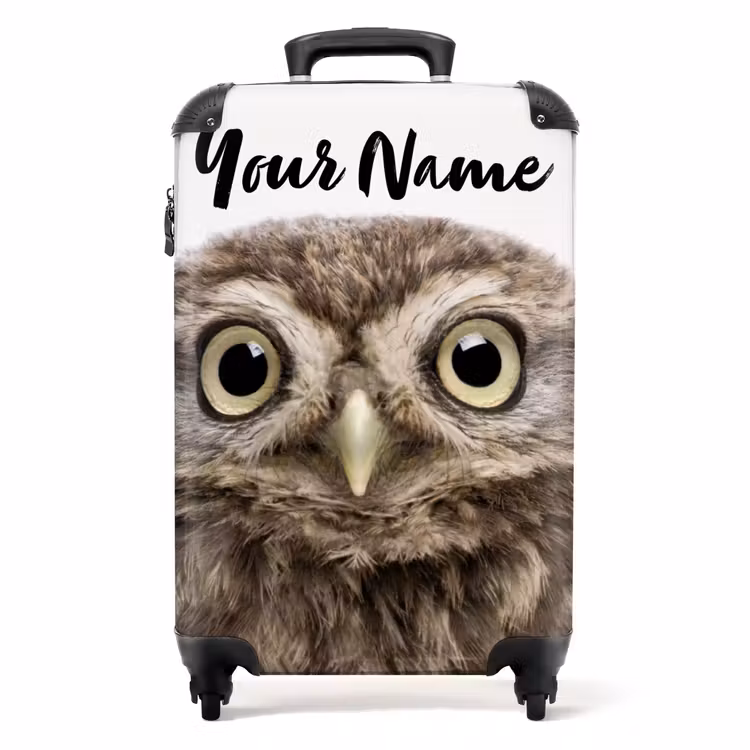 Suitcase with name - Ulke Owl — 1