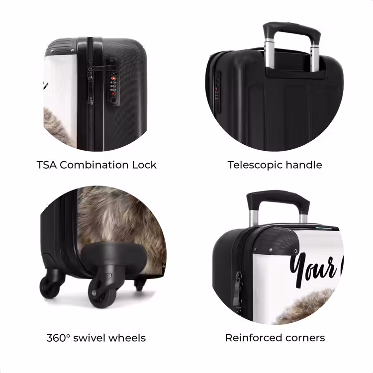 Suitcase with name - Ulke Owl — 8