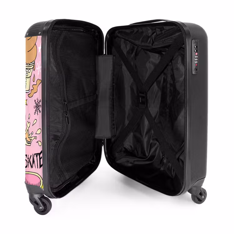 Suitcase with name - Unicorn doodles — 5