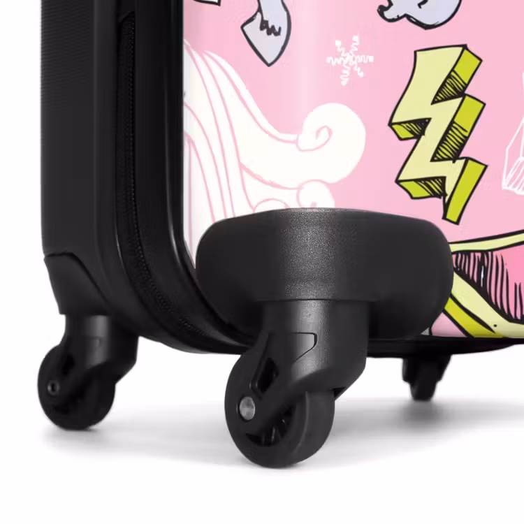 Suitcase with name - Unicorn doodles — 7