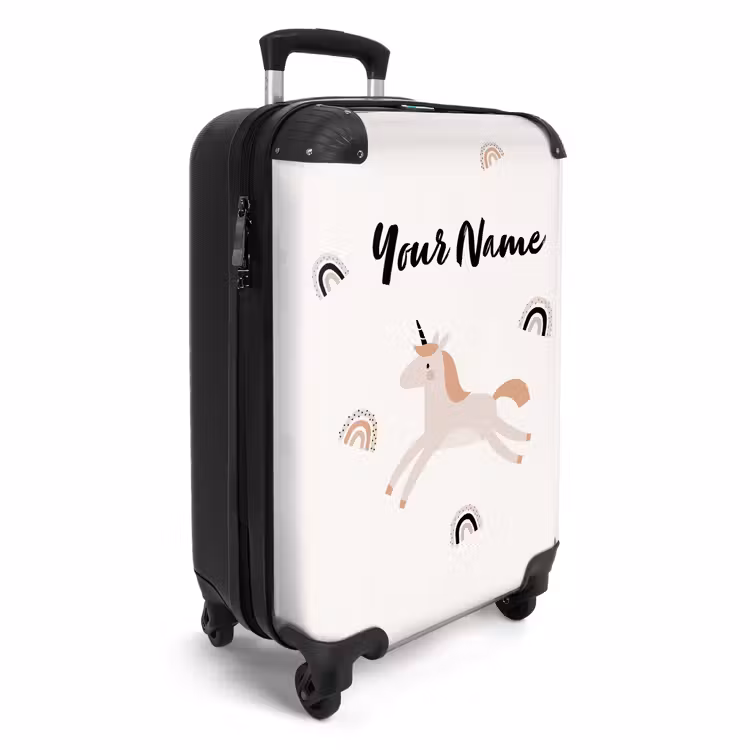 Suitcase with name - Unicorn Dreams — 2