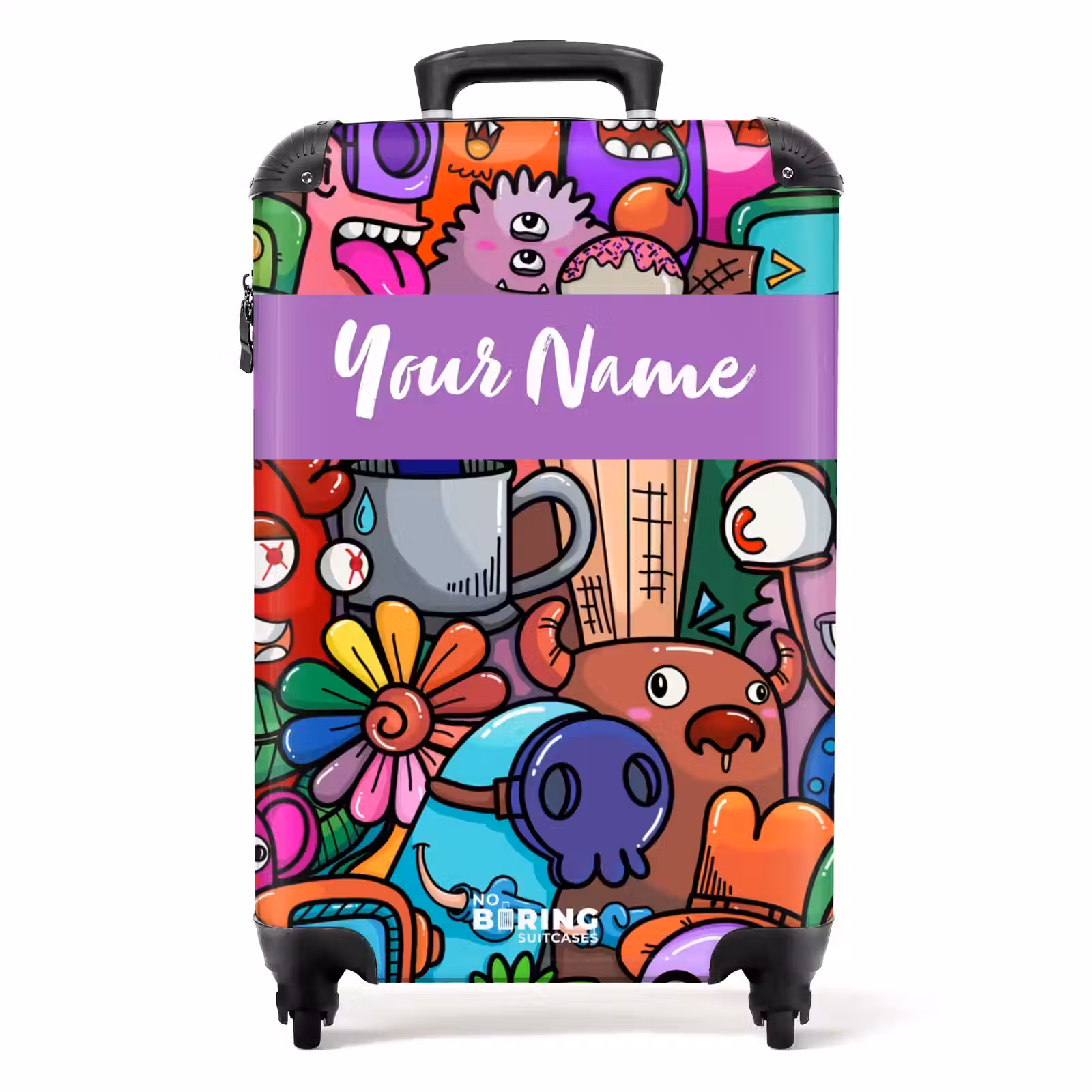 Suitcase with name - Monster Friends Fest — 1
