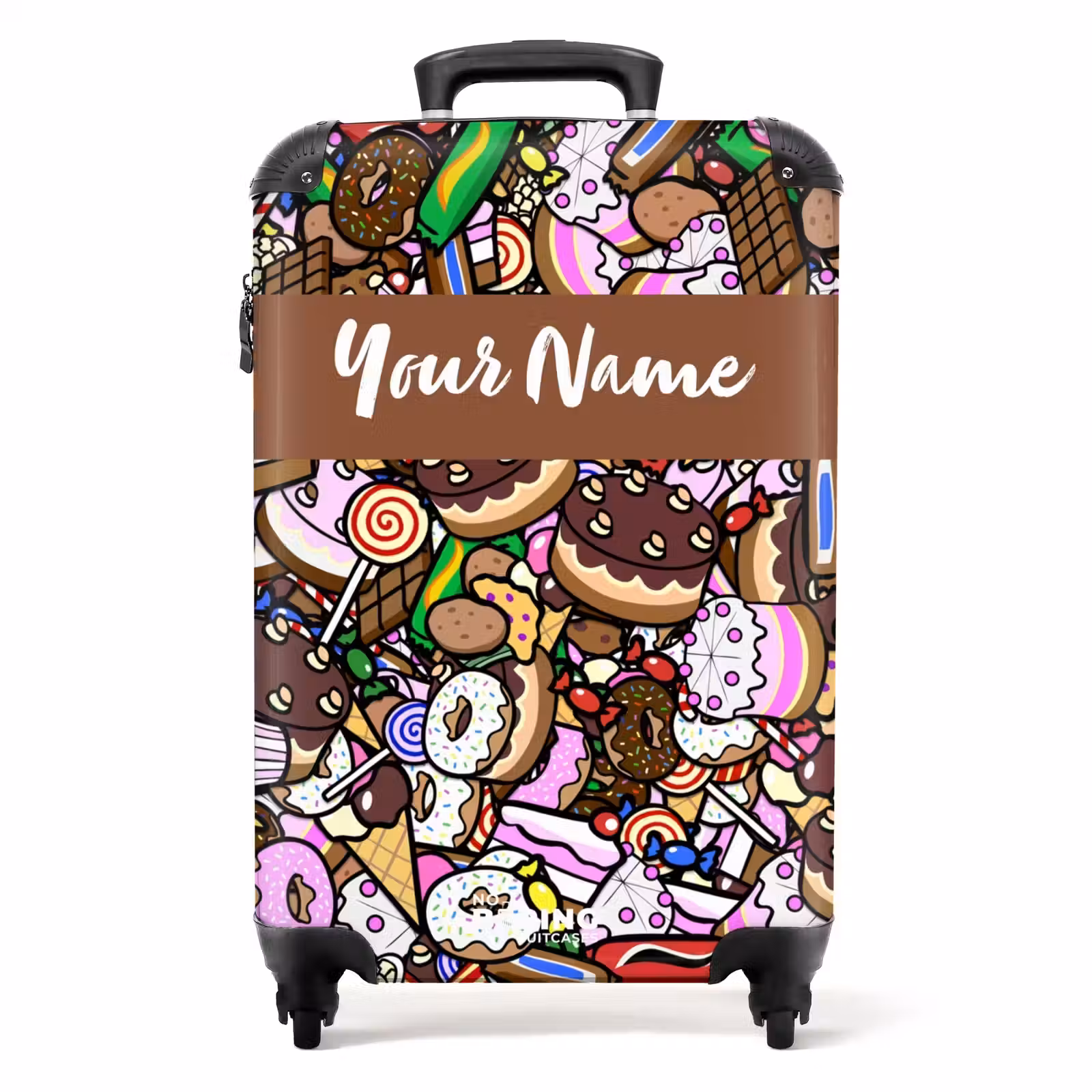 Suitcase with name - Sweet Candy World — 1