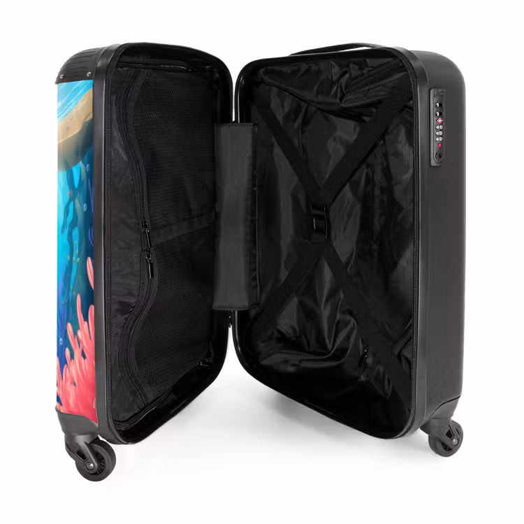 Suitcase with name - Dolphin Dolphin — 5