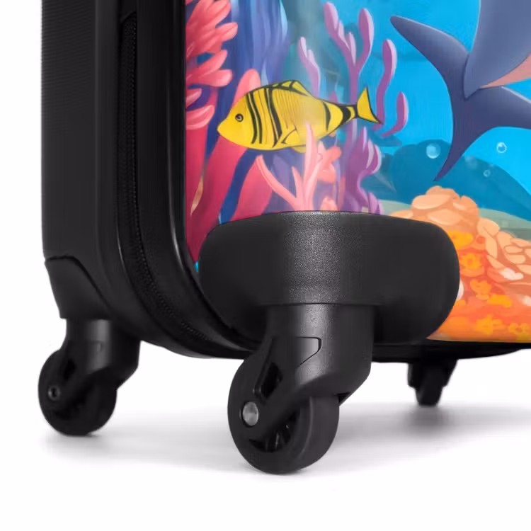 Suitcase with name - Dolphin Dolphin — 7